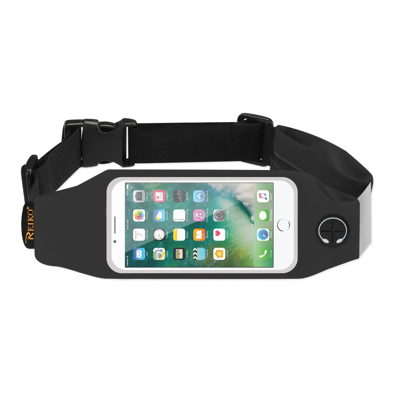 visueel Mens Vijftig Running Sport Belt For Iphone 7/ 6/ 6s Or 5 Inches Device With Two Pockets  In Black (5x5 Inches) - Walmart.com