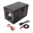 thumbnail image 4 of 6.5 Inch Powered Subwoofer, Black Clear 100W High Power Output Turbocharged Deep Bass Subwoofer  For Home, 4 of 8