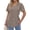 1 Coffee, variant on Long Sleeve Shirts for Women Crew Neck Casual Tunic Tops Lightweight Pullover