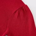 thumbnail image 6 of Girls Cardigan Sweaters 7-16 Girls Cotton Knit Shrug Cardigan – Long Sleeve Heart Pattern with Ruffle Hem Girls Ballet Wrap Tops Jackets For Kids, 6 of 9