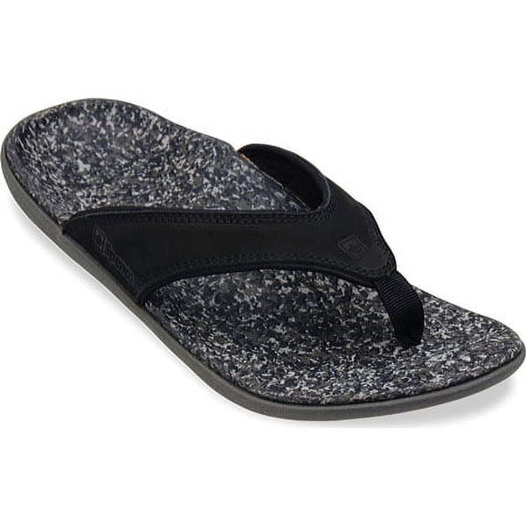 Spenco Men\'s Yumi Pure flip-flop sandals black Grey Vacation Beach Comfy Mens 13 Amazon.com: Spenco Men main image 3