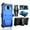 Blue, variant on Mignova Samsung Galaxy J3 2018 / J3 Prime / J3 Eclipse / Express Prime 2 / Luna Pro / Amp Prime 2 / Sol 2 Cover with Bracket and Belt Rotating Heavy Armor Body Protection Blend Cover(Blue)