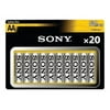 Sony Heavy-Duty Carbon Zinc AA Batteries, 20 Count