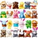 thumbnail image 1 of Paquete de 24 Mini Juguetes de Peluche de Animales, pequeños Animales de Peluche para cumpleaños, Rellenos de Cesta de Pascua, Navidad, Premio de Aula, Regalo de San Valentín para niños (24 Piezas), 1 of 3