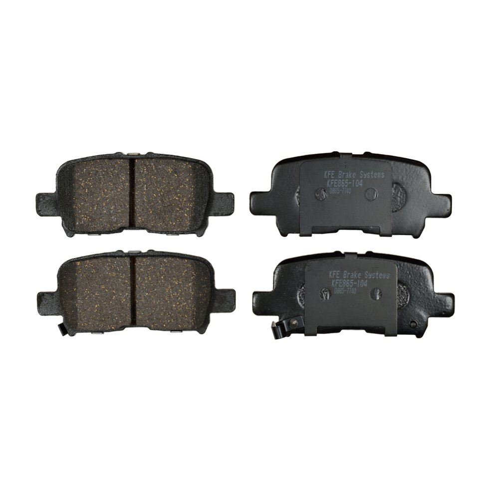 Premium Ceramic Disc Brake Pad REAR Set + Shims KFE QuietAdvanced Fits