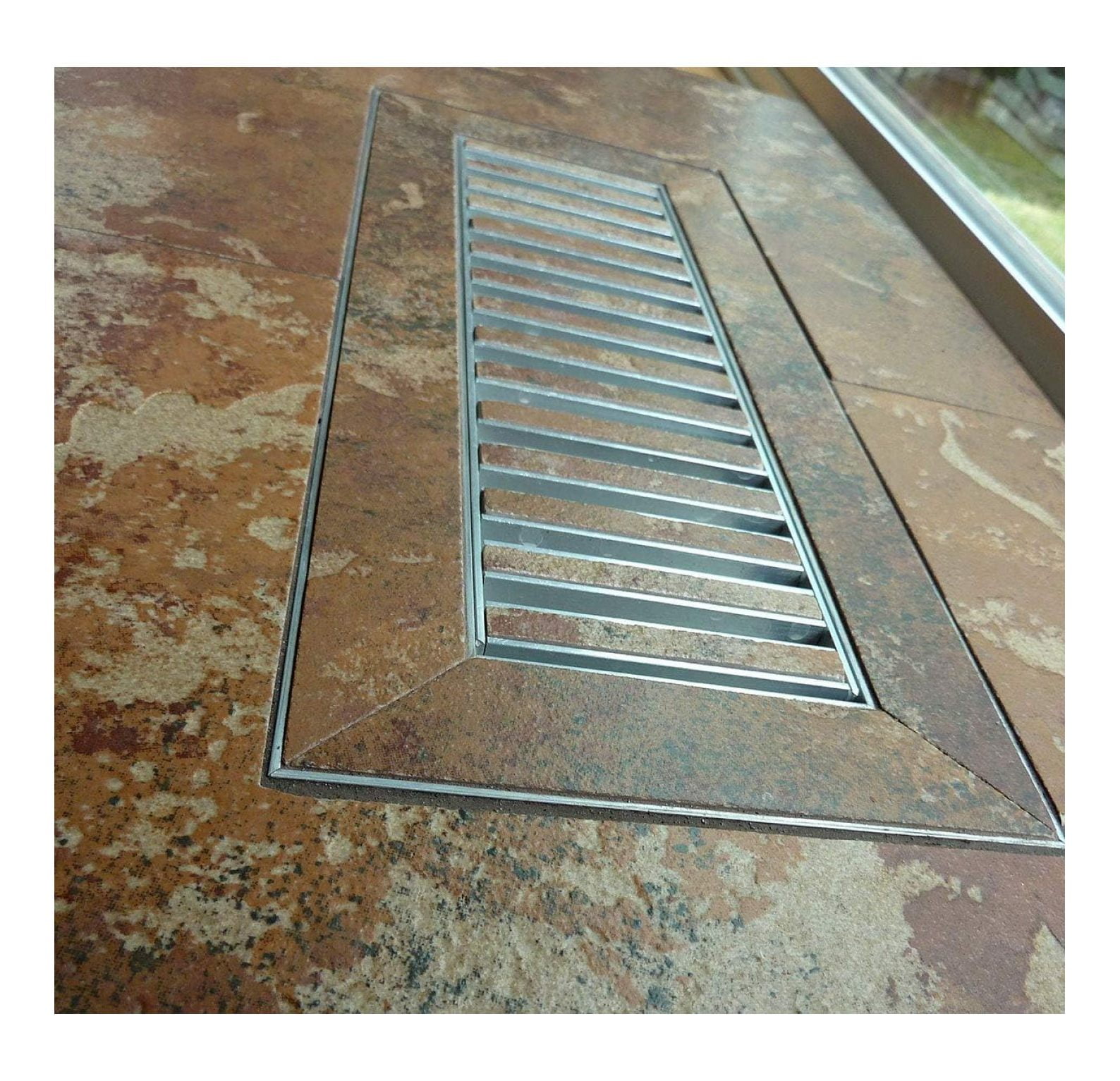 4"x12" 3/8" Thick Floor Vent Registers Matching Floor Tile Hardwood Laminate