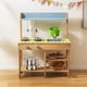 thumbnail image 2 of Cocina Juguete Infantil de Madera Costway con grifo realista Fregadero desmontable para Niños de 3 Años Natural, 2 of 9
