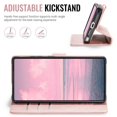 thumbnail image 6 of Case For Samsung Galaxy S24 Ultra 5G 6.8" RFID Blocking Protective Purse Case With Magsafe 3-card Slots Kickstand 2 In 1 Detachabl Flip Shockproof Protective Cover,Pink,For Galaxy S24 Ultra 5G, 6 of 7