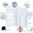 thumbnail image 6 of Costway Refrigerator Small Freezer Cooler Fridge Compact 3.2 cu ft. Unit, White, 6 of 7