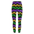thumbnail image 5 of Meichang Women's Mardi Gras Leggings Mask Print Yoga Pants High Waist Stretchy Tights Mardi Gras Holdiay Party Leggings Carnival Workout Leggings for Women, 5 of 7