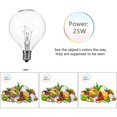 thumbnail image 4 of 5 piezas PENGJTMXG Lámpara difusora de cera aromática E12 Bombilla de luz transparente regulable 25 W, 4 of 4