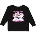 thumbnail image 3 of Inktastic My Grandma Loves Me Unicorn Girls Long Sleeve Toddler T-Shirt, 3 of 5
