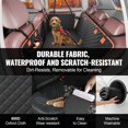 thumbnail image 4 of Back Seat Extender for Dogs,Dog Hammock for Car Back seat,Dog Car Seat Cover with Hard Bottom Dog Car Seat Bed 51.2"x27.6", 4 of 5
