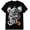 Black, variant on Men's T-Shirt Love Sick Distressed Bear Premium Tee (Medium, Black)