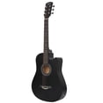 thumbnail image 3 of 38 inch Electroacústica Guitarra Guitarra acustica con Afinadores,Correas,Cuerdas para Instrumentos,, 3 of 8