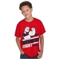 thumbnail image 3 of Popeye The Sailor Man American Might Crewneck T Shirts Boy Girl Teen Brisco Brands M, 3 of 6