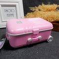 thumbnail image 4 of Creative Suitcase Piggy Bank Cute Mini Trolley Luggage Money Box Desktop Decoration, 4 of 10