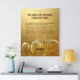 thumbnail image 6 of Scripture Walls Psalm 23 Gold My Shepherd Bible Chapter Canvas Christian Wall Art Ready to Hang Unframed, 6 of 6