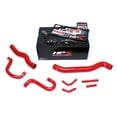 thumbnail image 2 of HPS Reinforced Red Silicone Radiator Heater Hose Kit Coolant for Hyundai 12-16 Genesis Coupe 3.8L V6 Left Hand Drive, 2 of 2