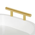 thumbnail image 3 of Kate and Laurel Lipton Glam Radius Rectangle Tray, 10" x 18", White and Gold, Decorative Accent with Rounded Edges, 3 of 6