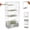SideOpen, variant on Floating Bill Savings Challenge Box Clear Acrylic Piggy Bank Money Jar Visual Effect Real Time Progress Gamified Management Saving Plans Budget Tracker Adults Reusable Gifts Cash Goal
