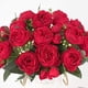 thumbnail image 3 of Ramo de 5 rosas persas y 9 rosas de seda falsas para boda, decoración del hogar, flores de simulación, 3 of 6