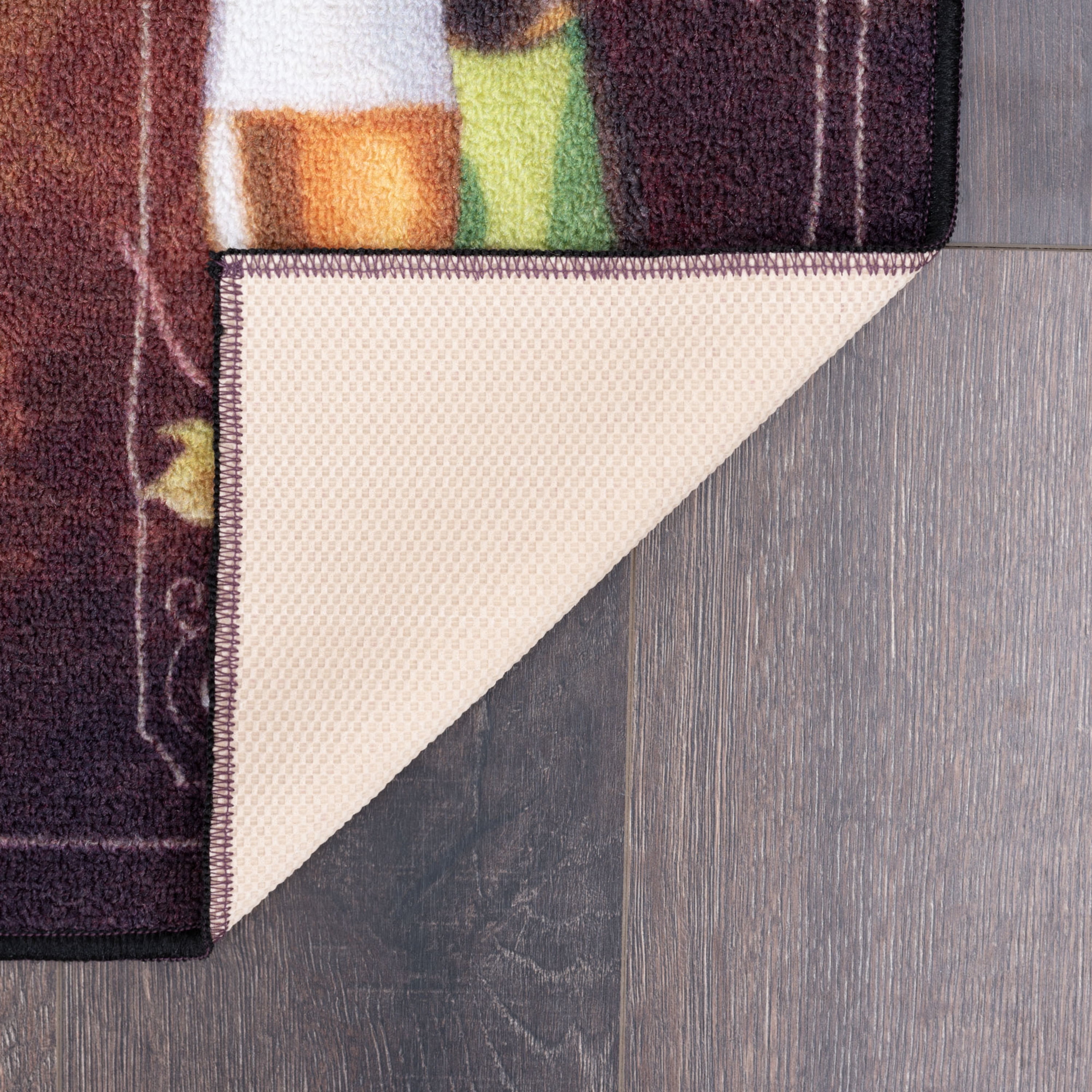 20x60 Modern Brown Runner Rugs for Hallway | Indoor Entry, Entryway, Walkway or Kitchen Rug 1'8'' x 5'
