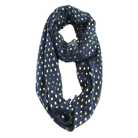 NEW- Women Fashion Scarves Scarf Loop wave point Soft Scarves