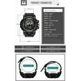thumbnail image 5 of Sanda Men's Watches Sports Outdoor Waterproof Military Wrist Watch Date Multi Function Tactics LED Alarm Stopwatch, 5 of 6