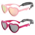 thumbnail image 1 of Gafas de sol COASION para bebé 0-24 meses polarizadas rosadas, 1 of 5