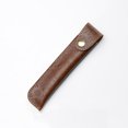 thumbnail image 1 of Trousse en Cuir Véritable Fait Main Style Rétro Vintage Créatif pour École Marron, 1 of 6