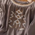 thumbnail image 5 of Womens Summer Tops Vintage Long Sleeve Floral Embroidered Print Fashion T Shirts Crew Neck Vacation Tee 2026, 5 of 9
