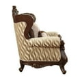 thumbnail image 3 of ACME Shalisa Fabric Upholstery Wingback Chair with Queen Anne Leg in Walnut, 3 of 5