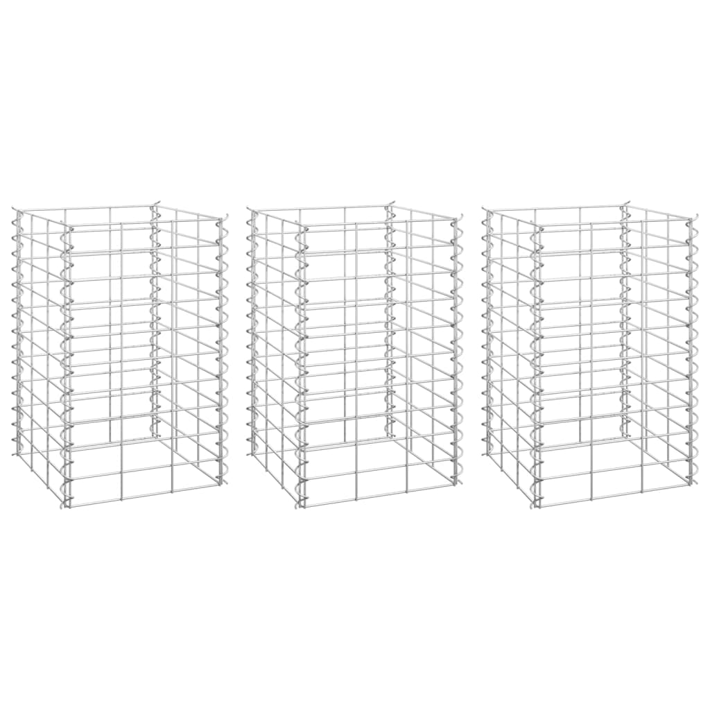 vidaXL Gabion Wall Gabion Retaining Wall Gabion Basket Cage Heavy Duty