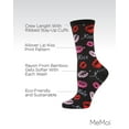 thumbnail image 3 of MeMoi Pucker Up Kisses Bamboo Blend Crew Socks - Mens - Male, 3 of 7