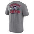 thumbnail image 3 of Men's Heather Gray Winnipeg Jets Winger Tri-Blend T-Shirt, 3 of 3