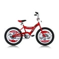thumbnail image 4 of Wonder Wheels 20" BMX Boy's or Girl's S-Type Frame Coaster Brake One Piece Crank Chrome Rims Black Tire - Red, 4 of 8