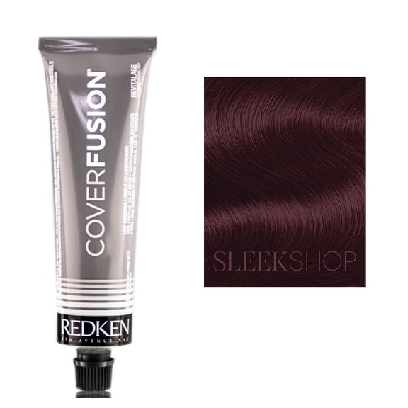 {6NBr} Redken Cover Fusion Hair Color w/ SLEEKSHOP Hair Rat Tail Steel Pin Comb for Scalp