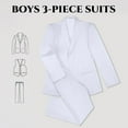 thumbnail image 3 of Lycody Boy's Formal Suit Set Slim Fit Kids Tuxedo Suits for Wedding Teen Toddler Boy Dress Suit Outfit, 3 of 6