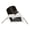 Black Haze, variant on Wac Lighting R4swt-A Volta 4.5" Square Wall Wash Trim - White
