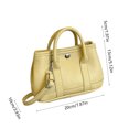 thumbnail image 2 of Bolso de hombro para mujer | Bolso de mano de cuero PU de moda | Bolso bandolera bandolera versátil Messenger | Correa ajustable | Estilo Casual Elegante | Se adapta a la billetera del teléfono, 2 of 5