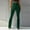 Green, variant on Idoravan Women's Plus Size Pants Womens Casual Pantsbell-bottoms Solid Waist Long Pants