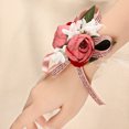 thumbnail image 4 of Nupcial Muñeca Flor Boda Fiesta Baile Muñeca Mano Flor Pulsera Para Mujeres Y Niñas Moyic HA040424-02, 4 of 6