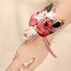 thumbnail image 4 of Nupcial Muñeca Flor Boda Fiesta Baile Muñeca Mano Flor Pulsera Para Mujeres Y Niñas Monstrate HA040424-02, 4 of 6