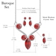thumbnail image 2 of Set´s para Mujer con Cristal Fino Europeo Barroco- Bañado en Rodio – Set´s  Elegante y Brillante-Aretes de Mujer de Moda- Joyería para Mujer de Moda- Regalo especial Ortiz Espinosa Temporada, 2 of 6