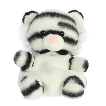 Aurora - Mini White Palm Pals - 6" Kira White Tiger - Adorable Stuffed Animal