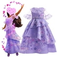 thumbnail image 2 of Encanto Madrigal Cosplay vestido disfraces de Halloween chico niña princesa Drama disfraz bebé niña carnaval vestir ropa 10T Gao Jinjia LED, 2 of 2
