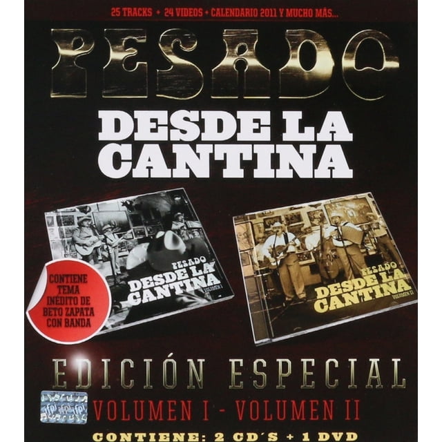Grupo Pesado No Label Desde La Cantina Edicion Especial 2 CD + DVD