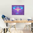 thumbnail image 5 of Fuzoiu Elephant in Tribal Style Print Canvas Wall Art for Bathrooms,Wall Decor for Bedroom,Framed Artwork for Wall,Modern Wall Decorations Prints Picture for Kitchen Home, 5 of 6