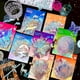 thumbnail image 1 of Flower Gold foil Holographic Stickers Set(180 pieces with 4 Themes)-Resin Transparent Waterproof Stickers,Butterfly,Vintage Daily Planner Stickers for, 1 of 4